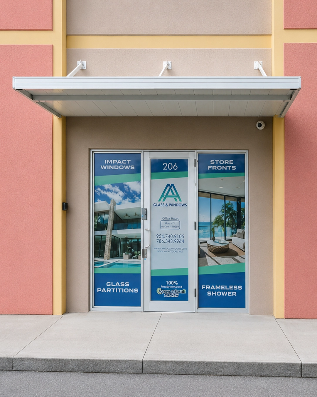 Doral showroom exterior
