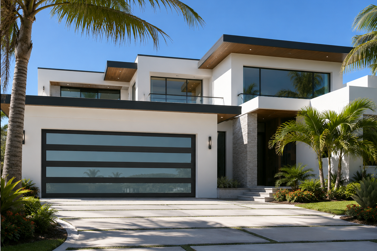 Impact garage door family