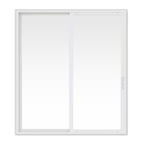 Eco-Guard™ Series 760 Sliding Door in White frame with Clear glass