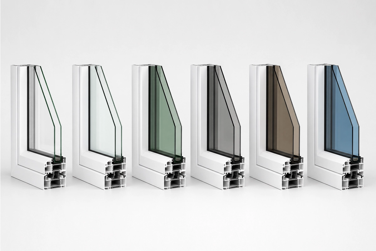 Impact glass color options for windows and doors