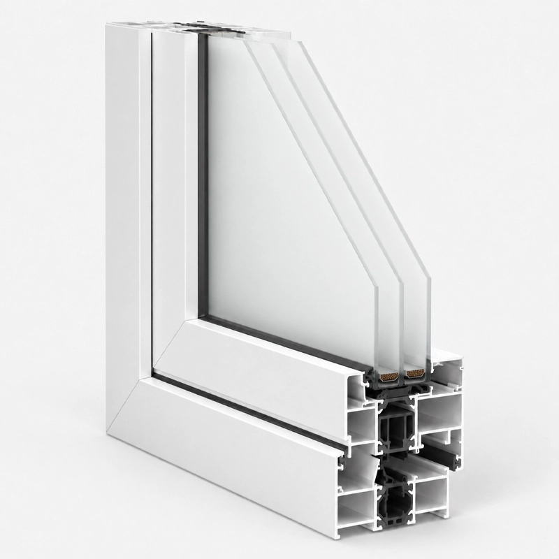 White impact glass color example