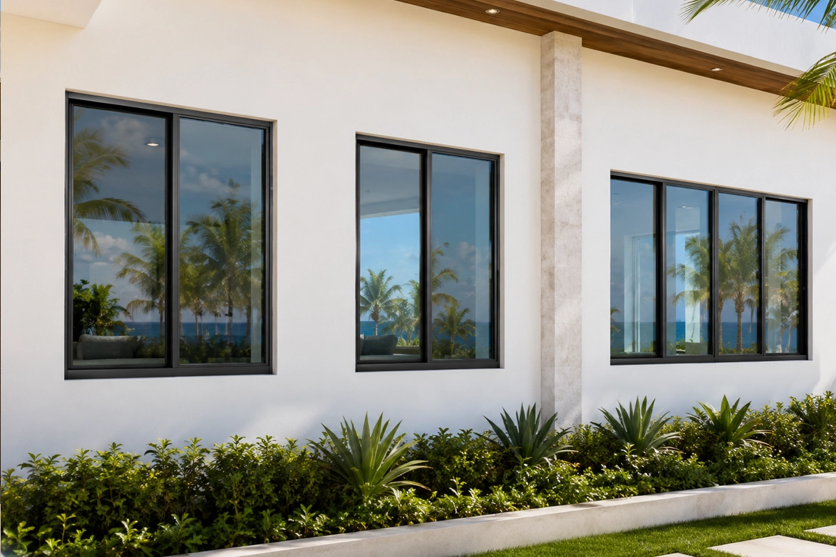 Horizontal rolling impact window family