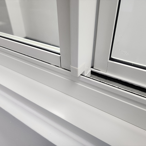 MG-350 horizontal sliding impact window side view