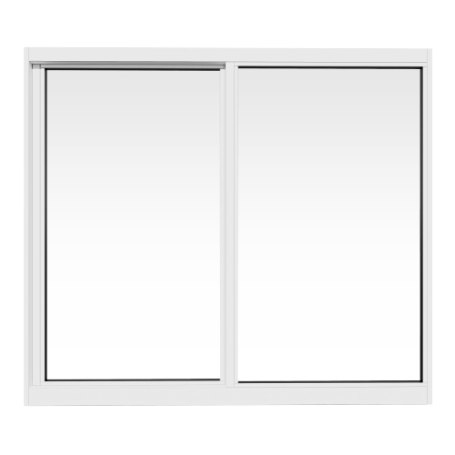 Eco-Guard™ Series 200 Horizontal Rolling Window in XO, White frame with Clear glass