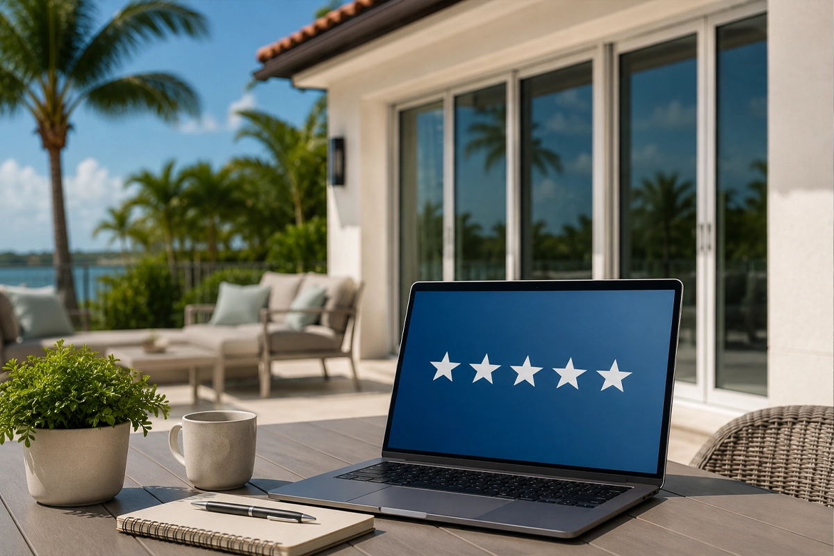 Customer review cards for AA Glass & Windows