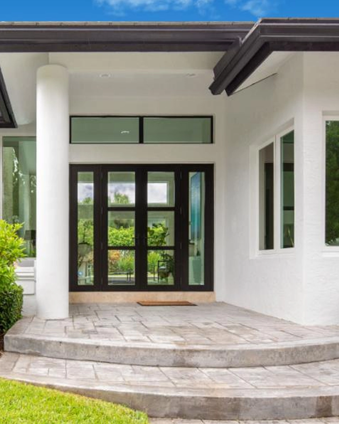 Florida home with impact windows and doors
